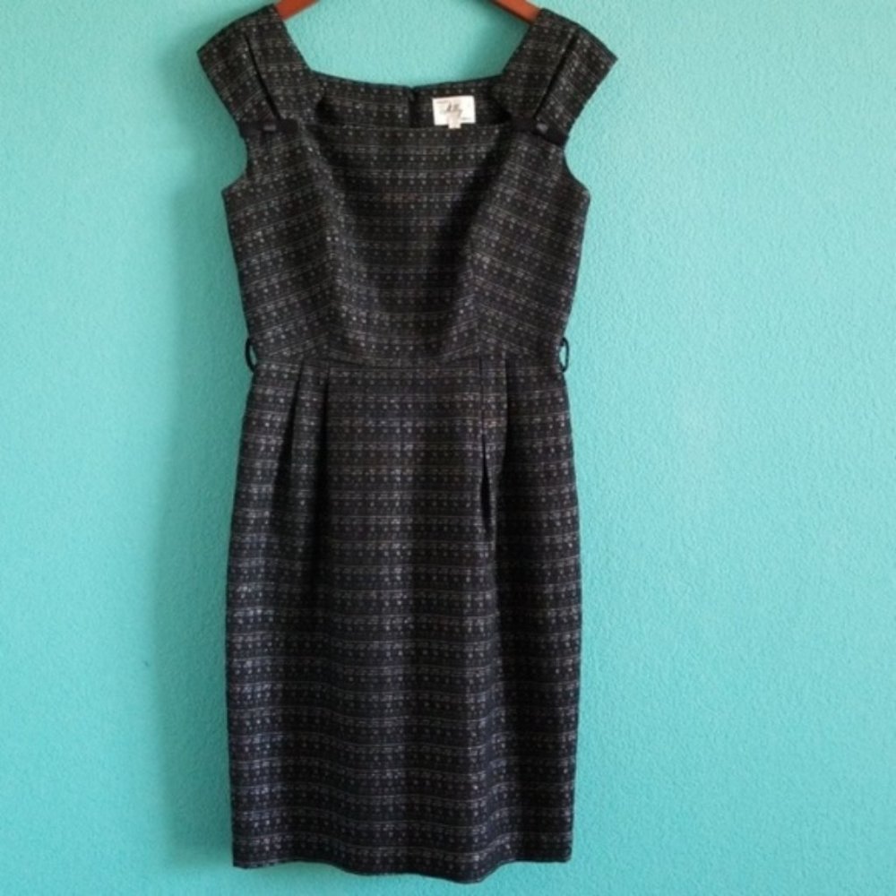 {Milly of New York} Black & Silver Wool Dress